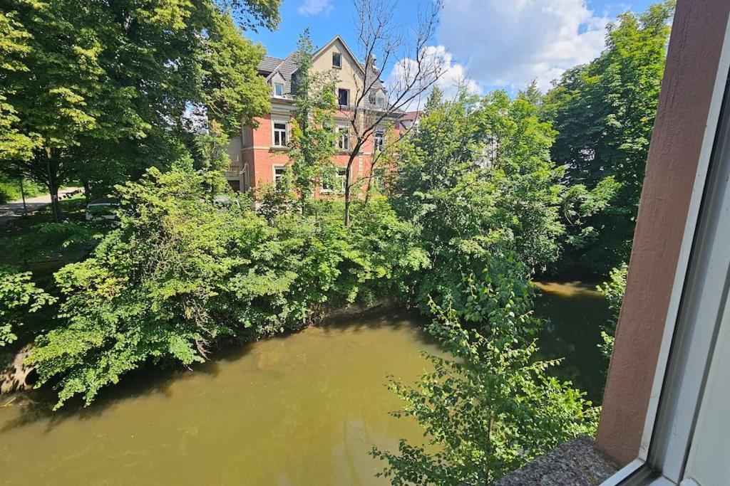 Appartement Direkt Am Fluss Coburg Exterior foto